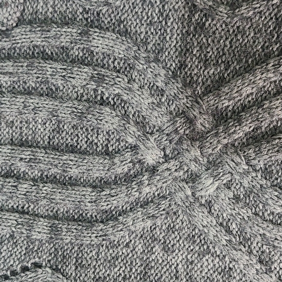 Cable Knit Sweater w/Front Pocket - Picture 2 of 4